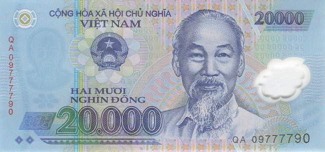 Vietnam p120d 20000 Dong 2009